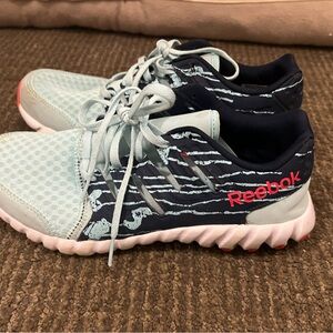 Reebok Women's Athletic Sneakers - Mint and Navy